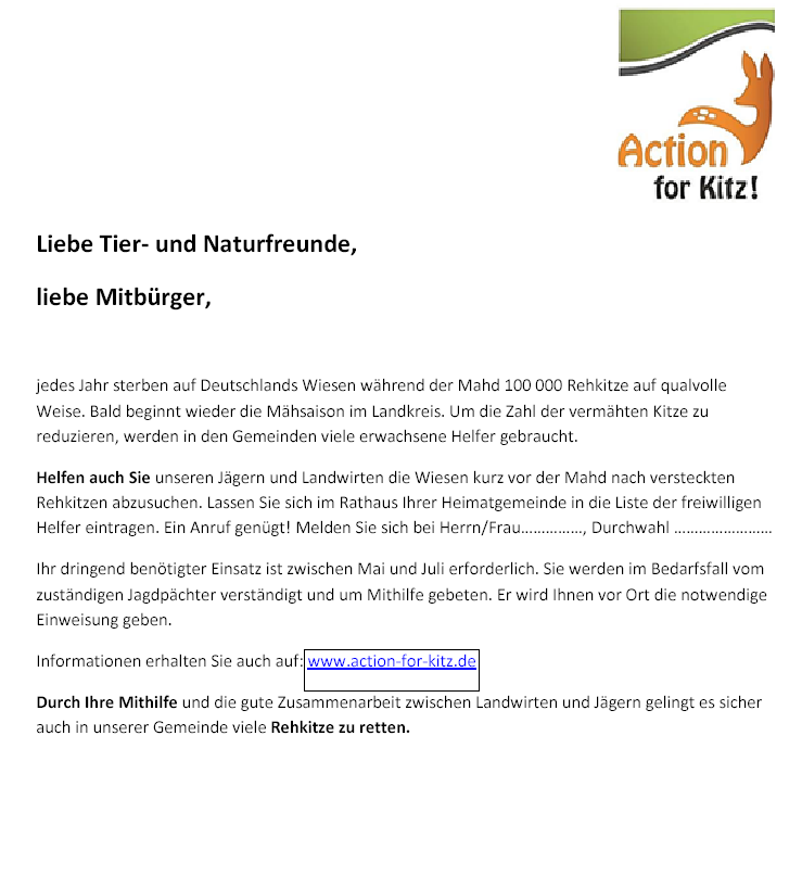 Gemeindeblatt Text